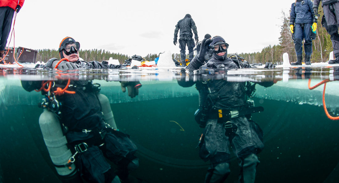Lämpimämmät talvisukellukset: pukeutuminen, eväät ja (lopuksi) lämpöjärjestelmät