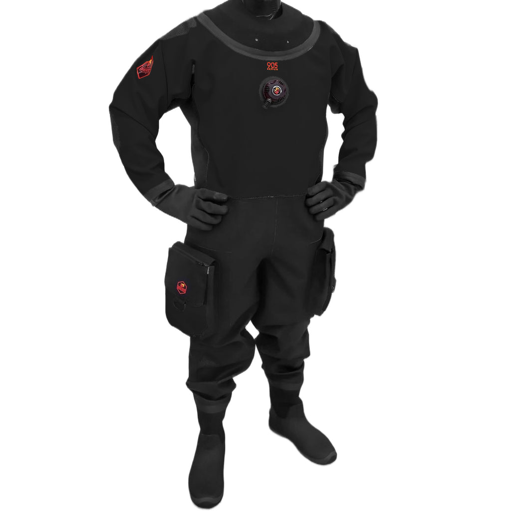 Dive Rite 905 CLASSIC -kuivapuku takavetoketjulla