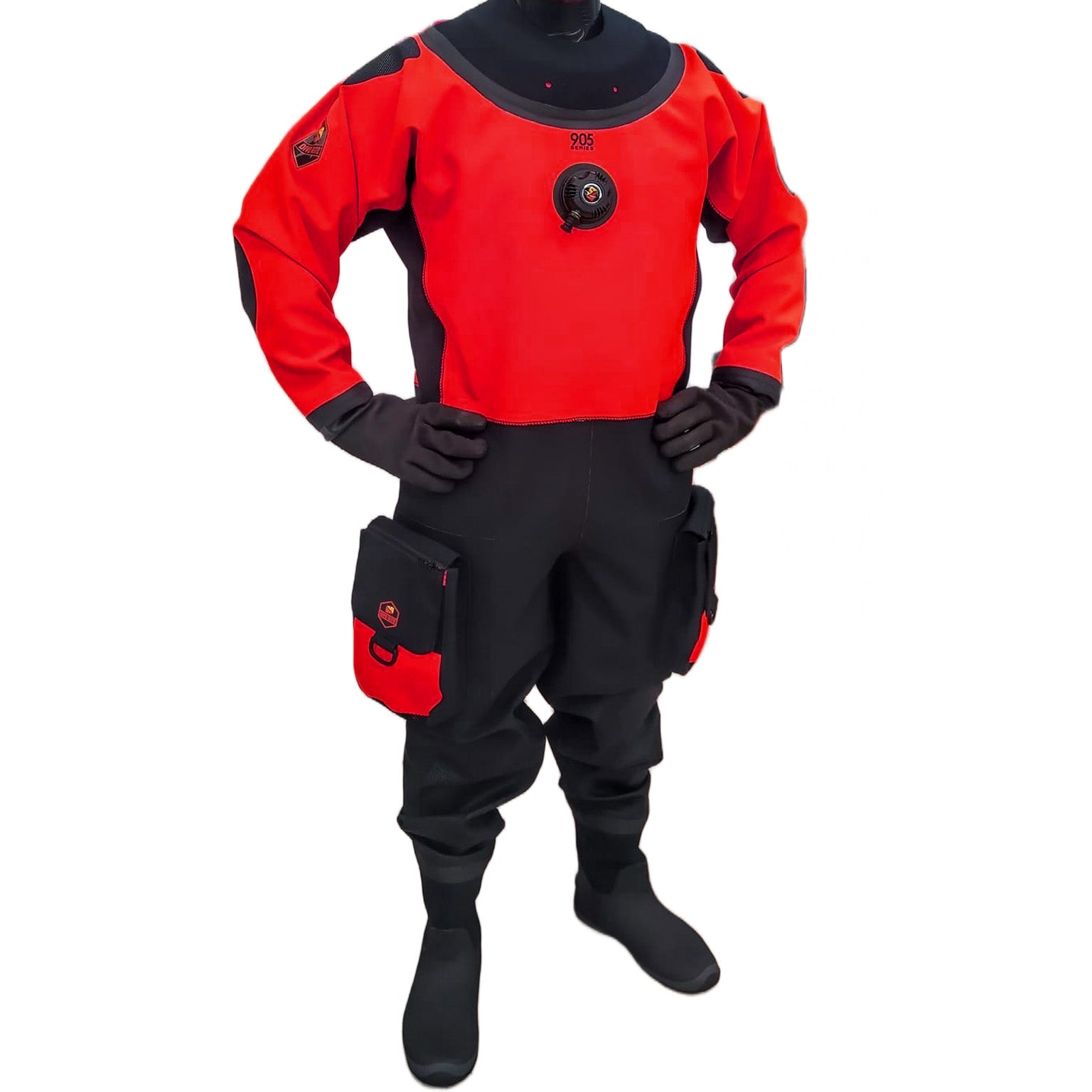 Dive Rite 905 CLASSIC -kuivapuku takavetoketjulla